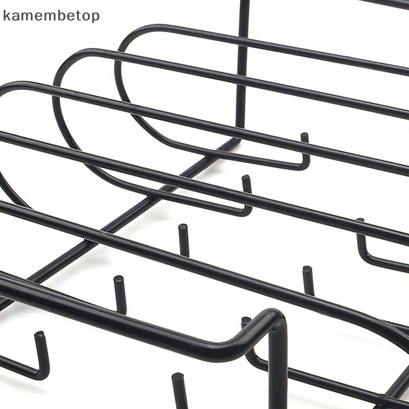 1 Vỉ Nướng BBQ Chống Dính Bằng Thép Không Gỉ Màu Đen