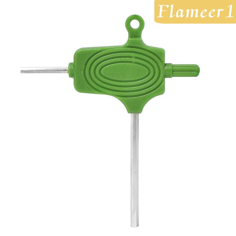 1 [Flameameer] Bộ 5 Chìa Vít Lục Giác Chữ T Cầm Tay Màu Đen