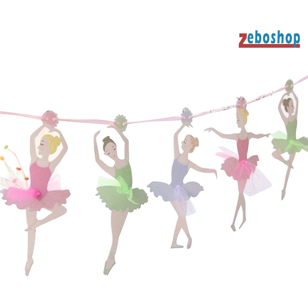 Dây Treo Trang Trí Tiệc Hình Cô Gái Múa Ba Lê Xinh Xắn
