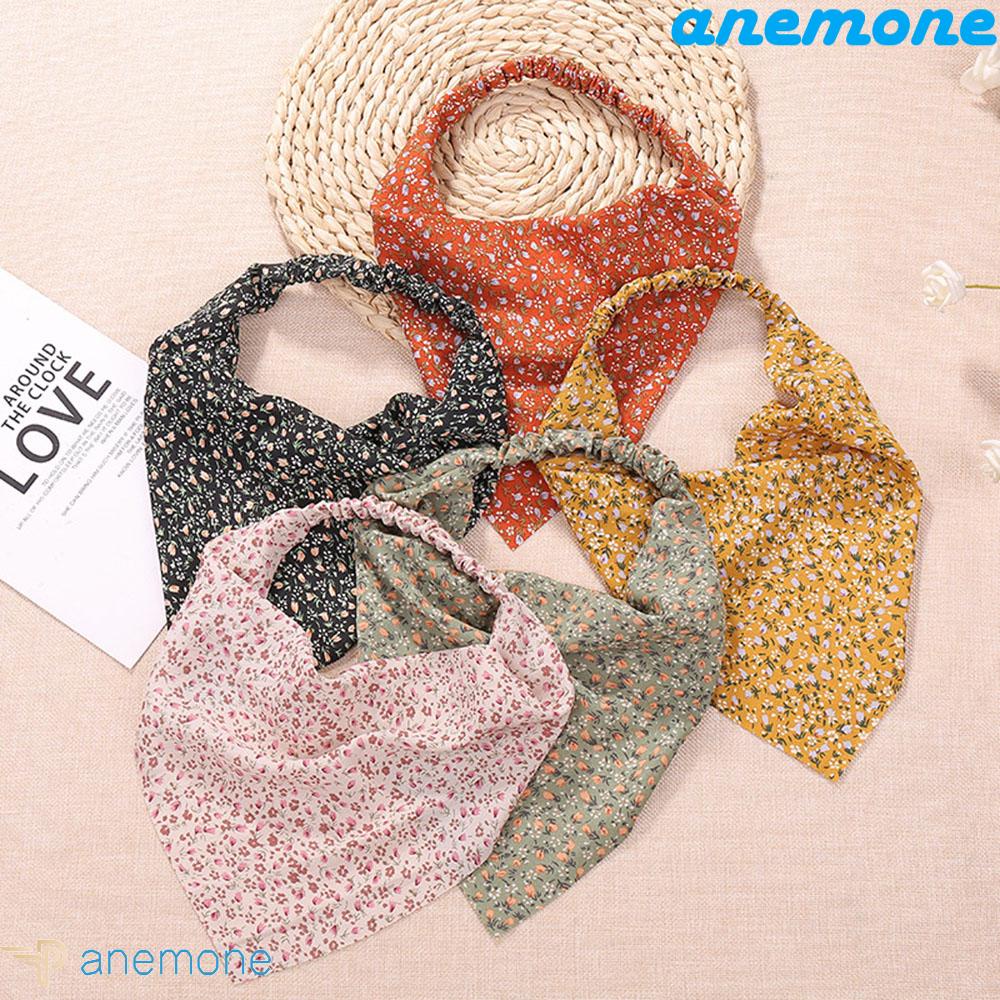 Băng Đô Cài Tóc Co Giãn In Họa Tiết Hoa Dễ Thương Thời Trang Cho Nữ