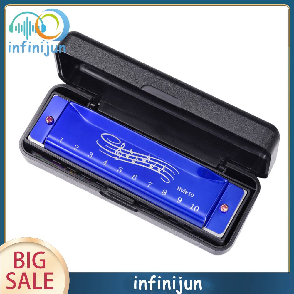 Kèn Harmonica Mini 10 / 20 Lỗ Hỗ Trợ Giáo Dục Sớm Cho Bé