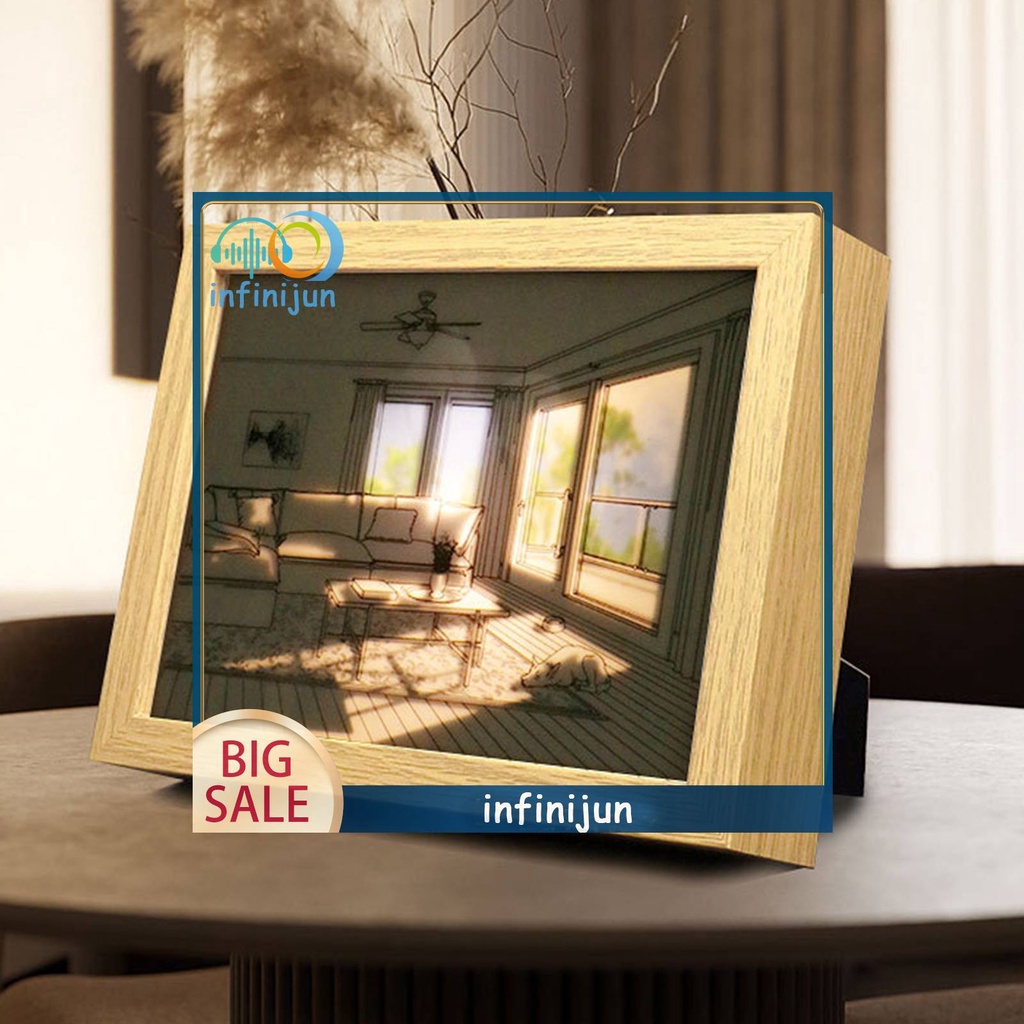 Đèn Ngủ Vẽ Phát Sáng Ban Đêm Có Cổng Sạc USB