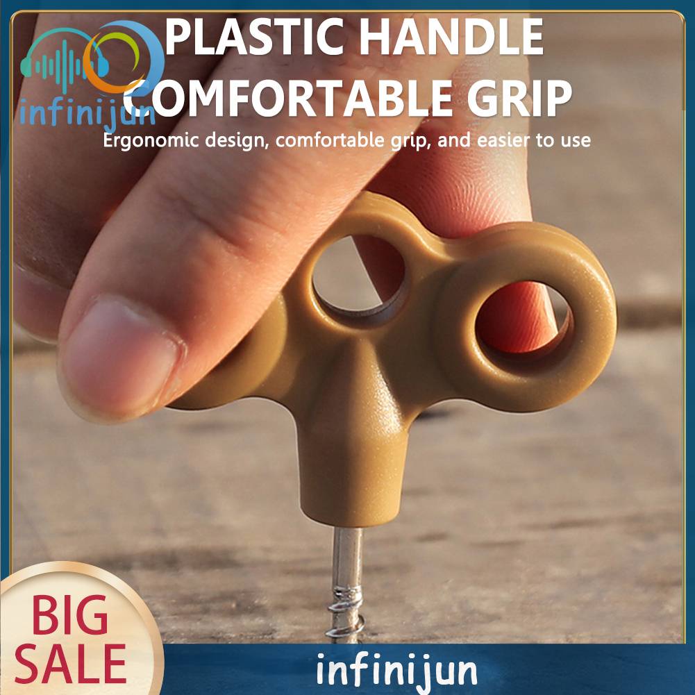 Set 5 Chốt Khóa Dây Lều Cắm Trại Tiện Lợi