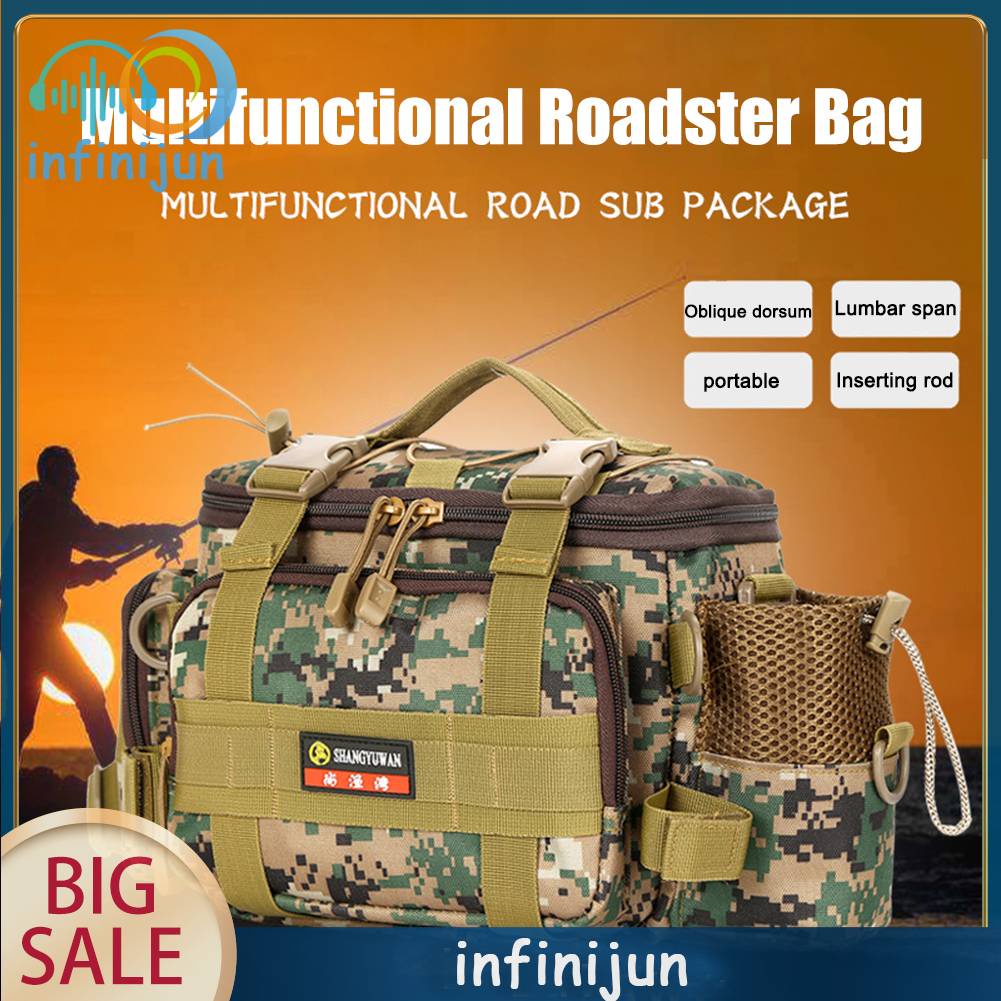 Túi Đeo Trước Ngực Bằng Nylon Nhiều Ngăn Đa Năng