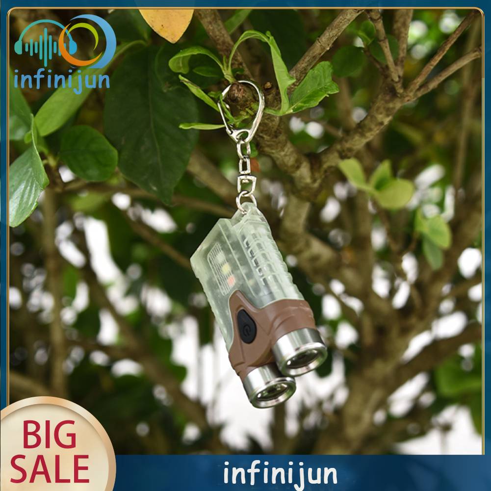 Đèn LED Cắm Trại Bỏ Túi Loại C 500mAh Chống Thấm Nước 7 Chế Độ Tiện Dụng