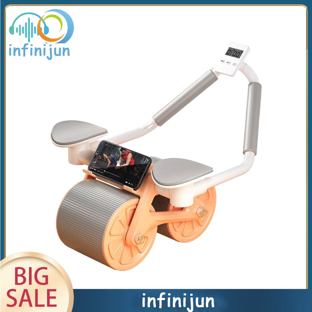 Con Lăn Nhựa Tập Cơ Bụng Tại Nhà Có Hẹn Giờ Tiện Dụng