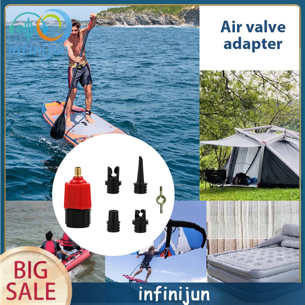 Van Chuyển Đổi Bơm Hơi 4 Đầu Cắm Tiêu Chuẩn Cho Thuyền Bơm Hơi