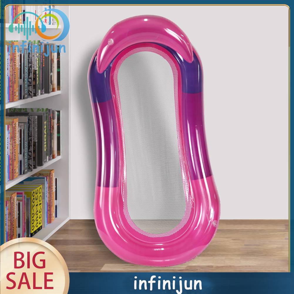 Nệm Bơm Hơi Bằng PVC Bền Chống Mòn Có Thể Gấp Gọn Cho Hồ Bơi Mùa