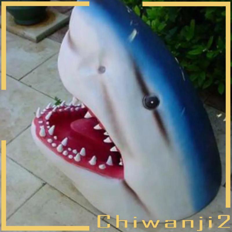 Đồ trang trí Đầu Cá Mập Trang Trí Sáng Tạo Chiwanji2