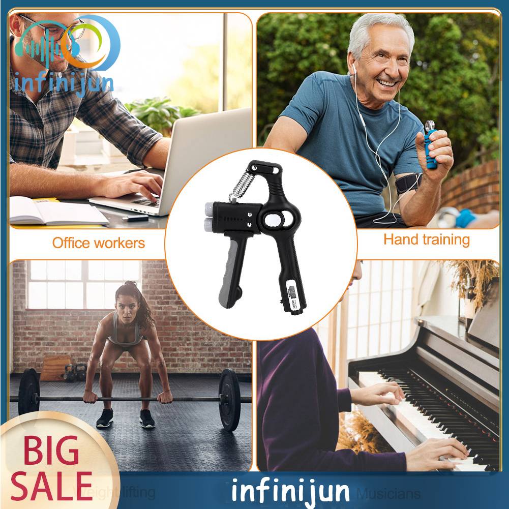 Dụng Cụ Đếm Bước Ngón Tay Có Thể Điều Chỉnh Hỗ Trợ Luyện Tập Gym / Thể