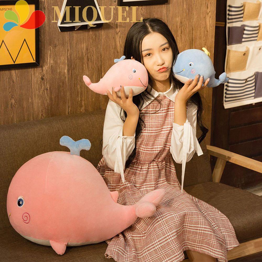 Cá Voi Nhồi Bông Mềm Mại Trang Trí Nhà Cửa