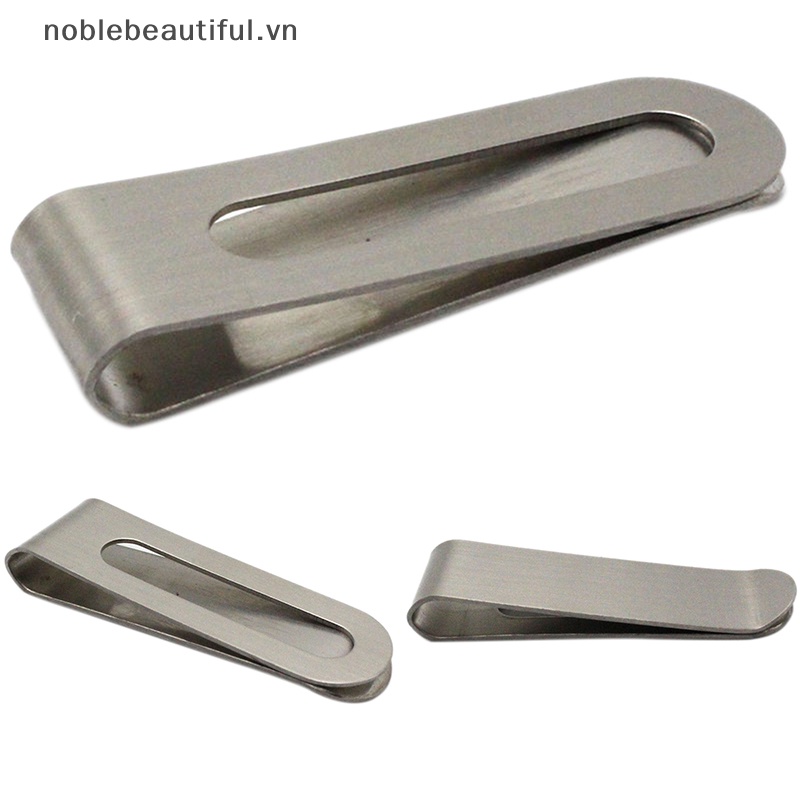 Kẹp Inox Mini Giữ Tiền / Thẻ Tiện Dụng