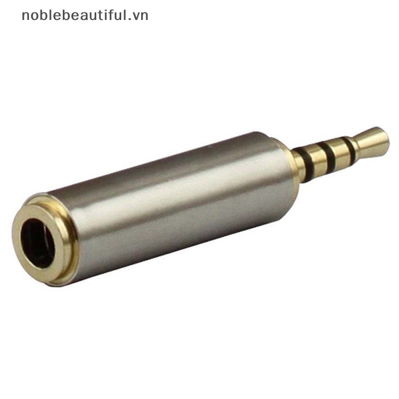 Đầu Nối Chuyển Đổi Âm Thanh Từ Giắc Cắm 3.5mm Sang Ổ Cắm 2.5mm - 2.5mm Bằng Hợp Kim Chất Lượng Cao