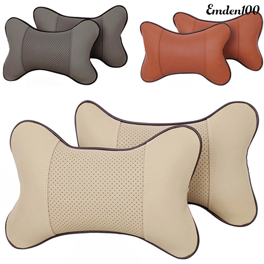 Gối Giả Da Kê Cổ Tựa Đầu An Toàn Cho Xe Hơi