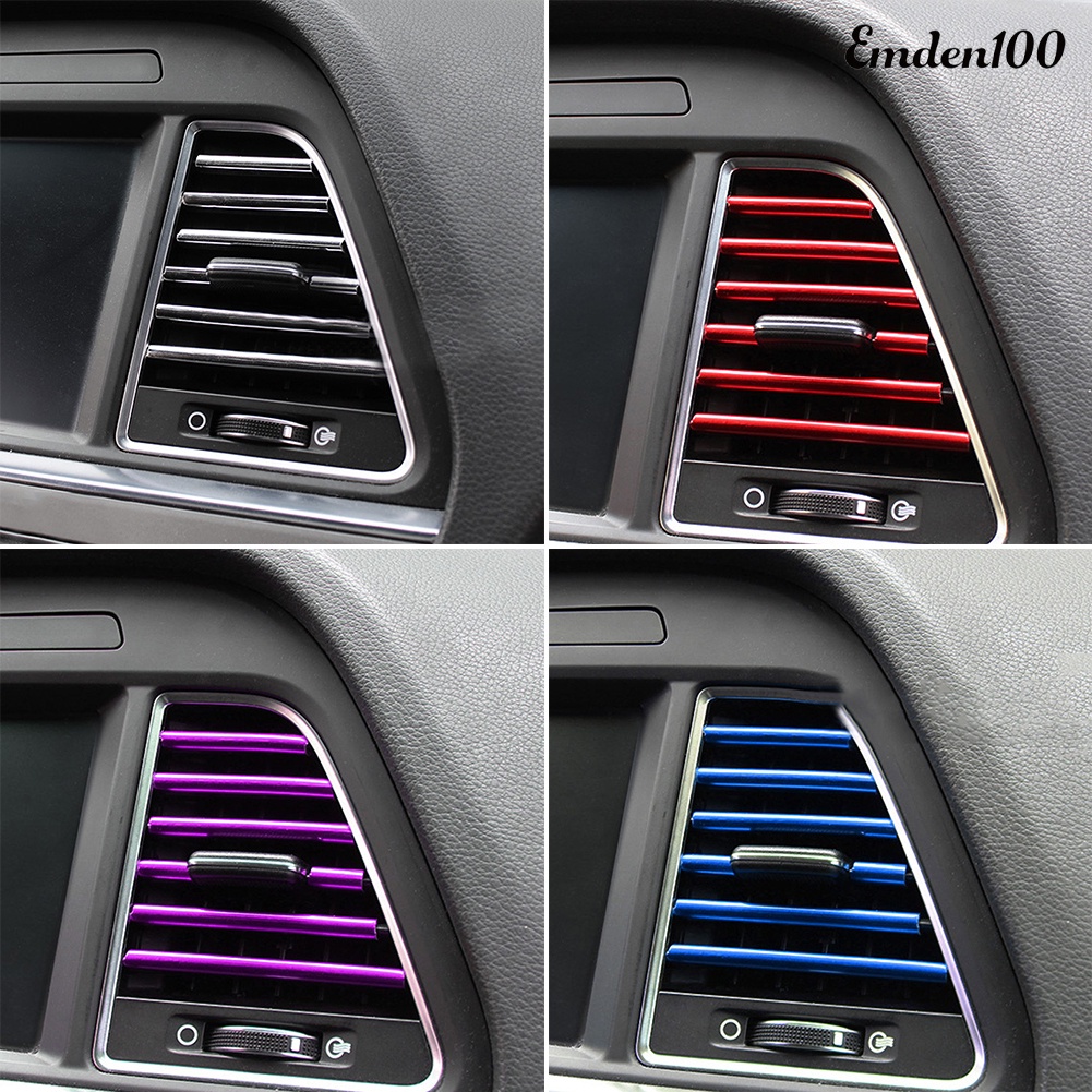 Bộ 10 Miếng Dán Trang Trí Lỗ Thông Gió Xe Hơi