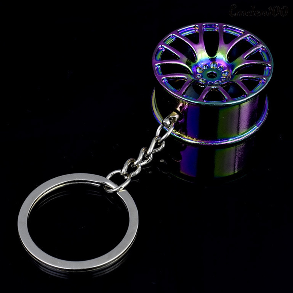 Móc Khóa Hình Bánh Xe Hơi Bằng Hợp Kim Kẽm Nhiều Màu