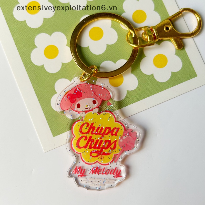 SANRIO Móc Chìa Khóa Bằng Acrylic Hình Hello Kitty Dễ Thương