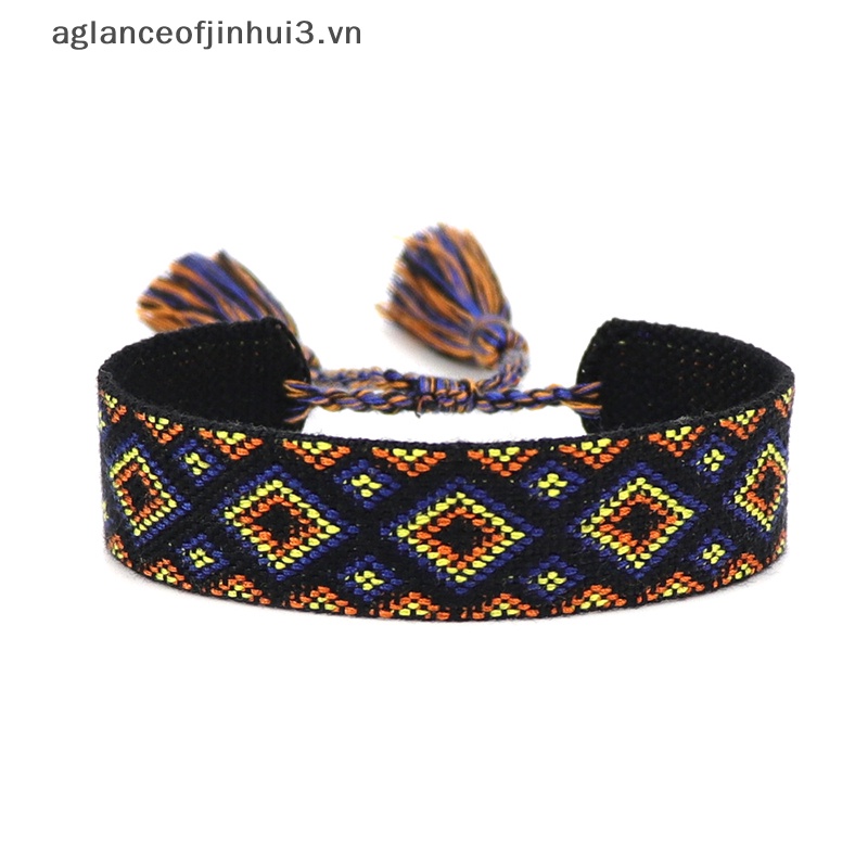 Vòng Tay Dây Bện Thêu Họa Tiết Mới 2023 Có Thể Điều Chỉnh Cho Nữ