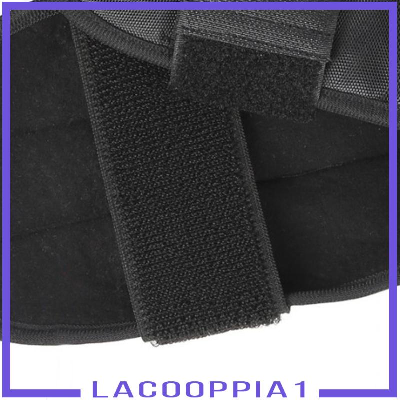 [Lacooppia1] Dây Đai Co Giãn Bằng Vải Oxford Màu Đen Để Tập Chân