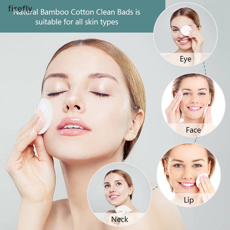 Miếng Bông Tẩy Trang Mềm Mại Có Thể Tái Sử Dụng Kèm Dây Đeo