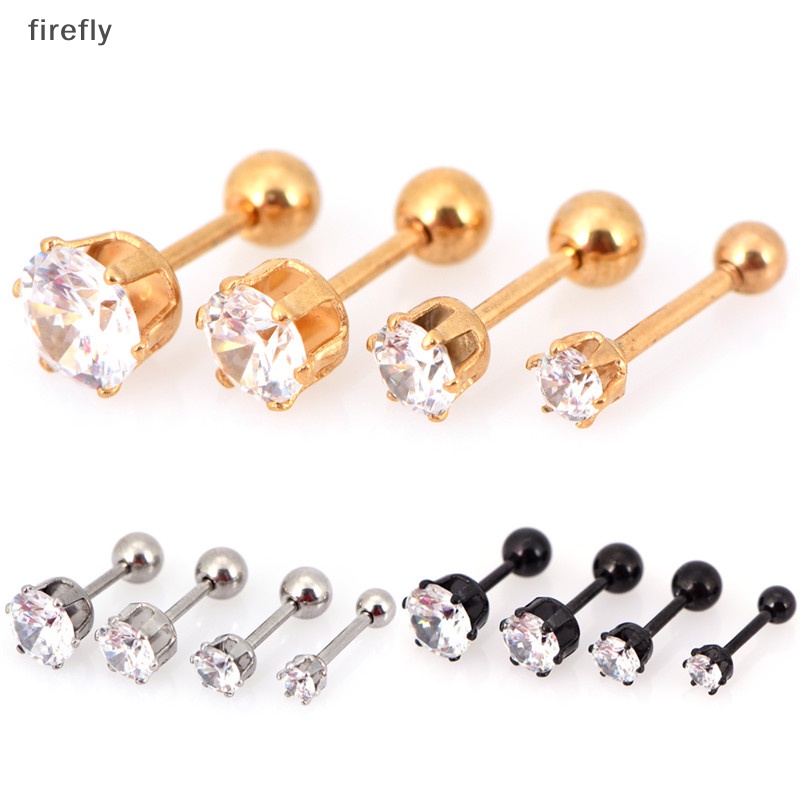 1 Đôi Bông Tai Thép Titan Thời Trang Cá Tính