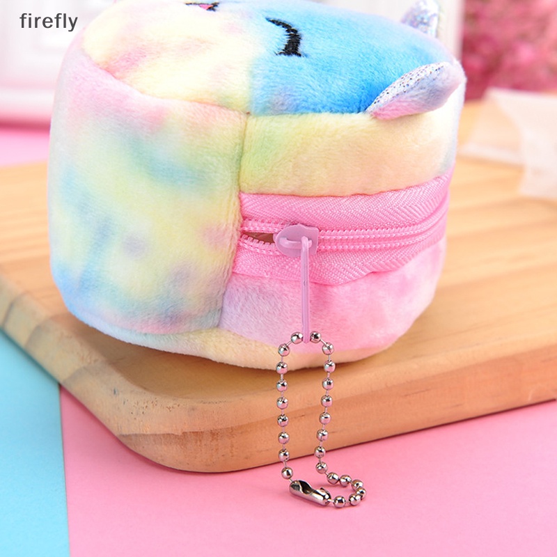1 Túi Đựng Tiền Xu Mini Bằng Lông Nhung Nhiều Màu Sắc Cho Bé