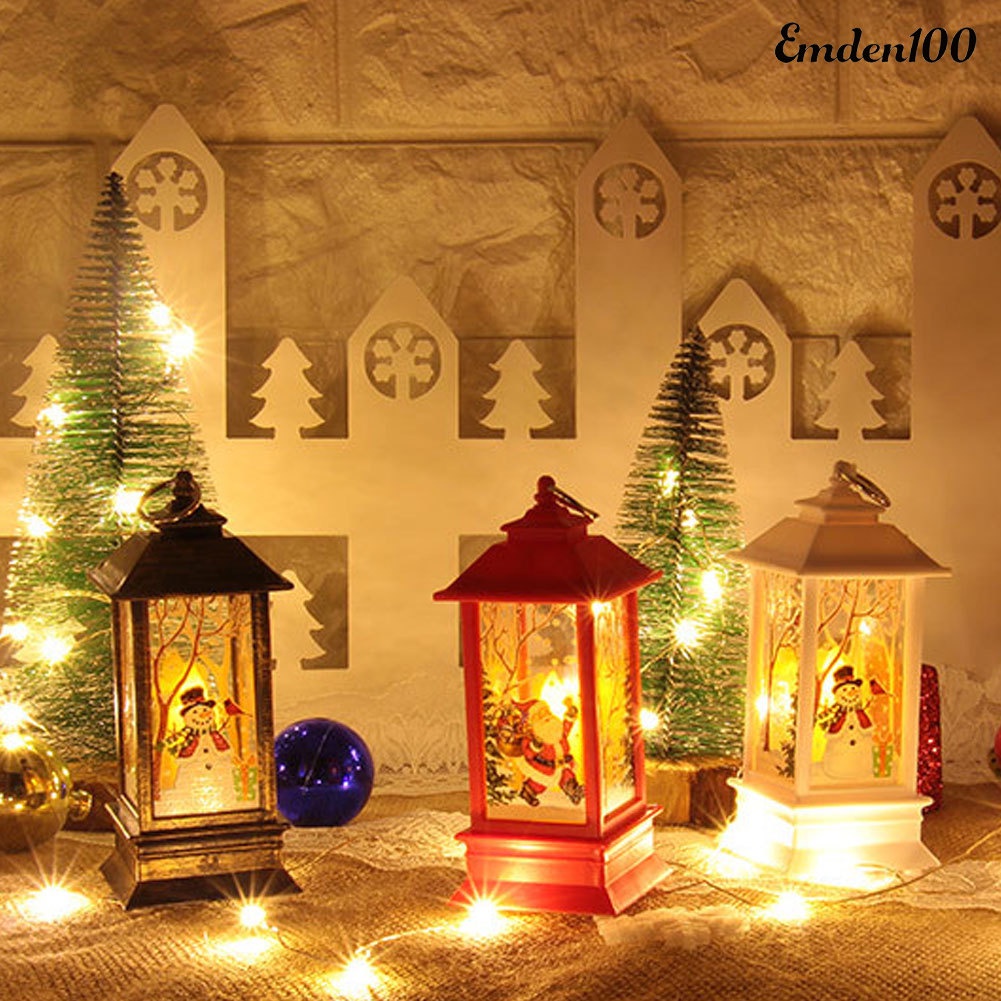 Lồng Đèn Treo Trang Trí Hình Ông Già Noel / Người Tuyết / Tuần Lộc