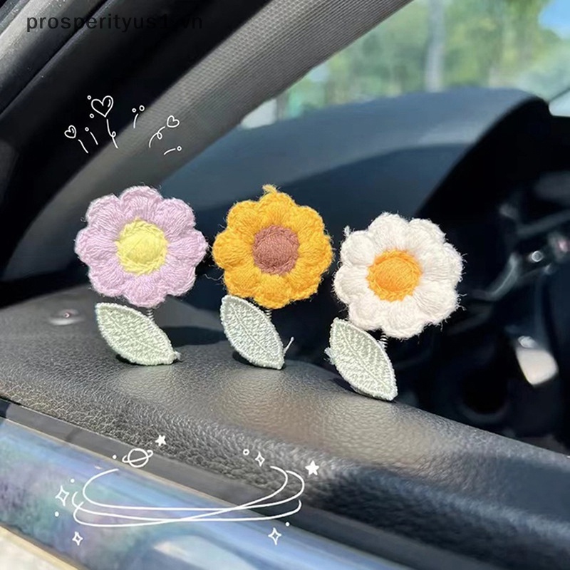 [prosperityus1] Đầu Lắc Hình Bông Hoa Nhiều Màu Trang Trí Cửa Sổ Xe Hơi / Nhà Cửa