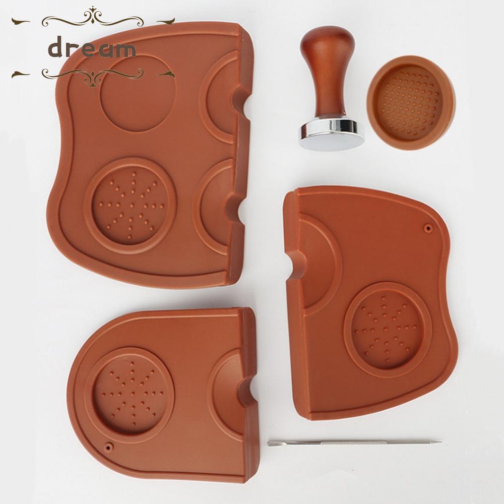 【DREAMLIFE】Coffee 4 Sizes Coffee Tamper Pad Coffee Tampers Mat Espresso Kitchen Dagdet