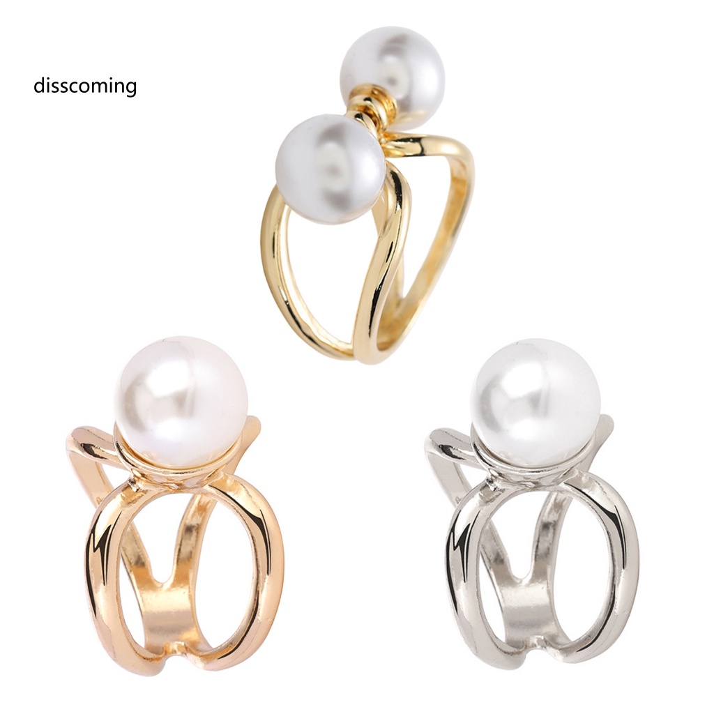 Áo Thun Tay Ngắn In Chữ SL| Khóa Khăn Choàng Đính Ngọc Trai Nhân Tạo Sang Trọng