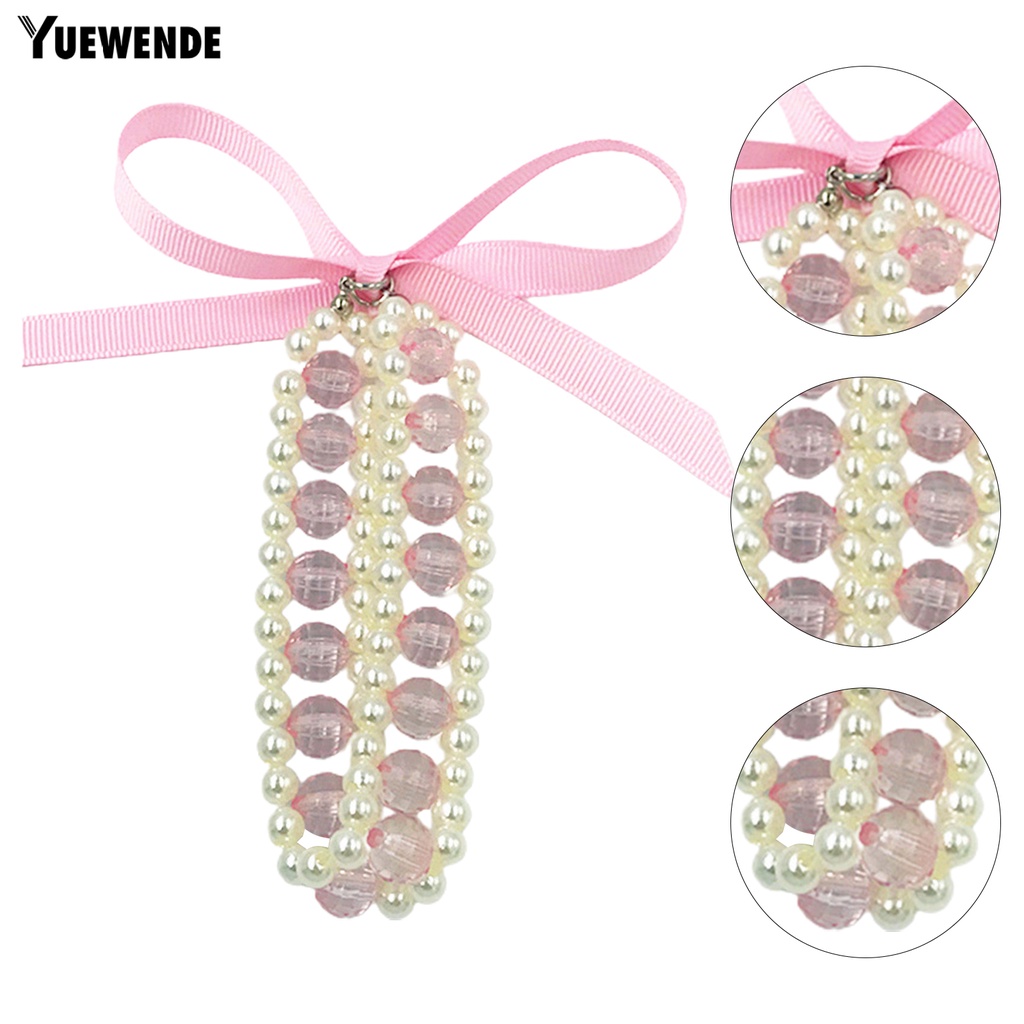 Yq.e Vòng Cổ Acrylic Ngọc Trai Giả Tinh Tế Trang Trí Vòng Cổ Cho Thú Cưng Hàng Ngày