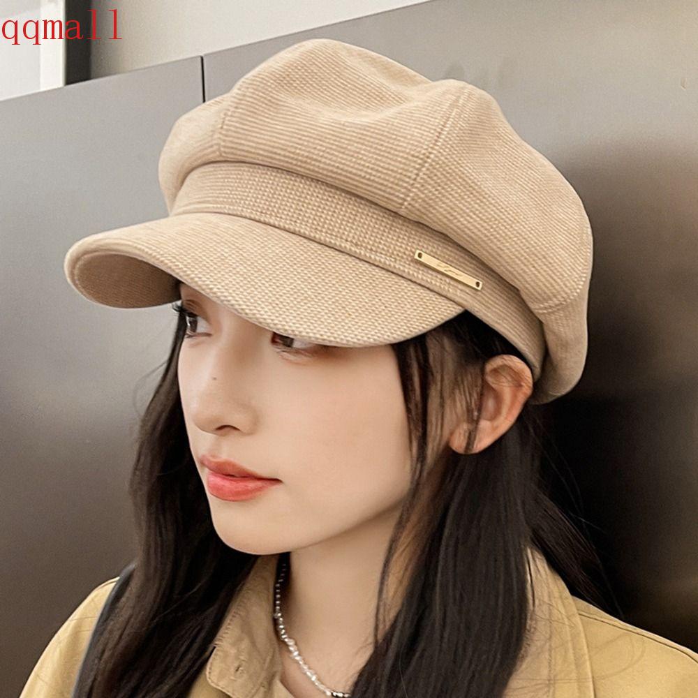 Mũ Beret Len Màu Sắc Nhã Nhặn Thời Trang Dành Cho Nữ