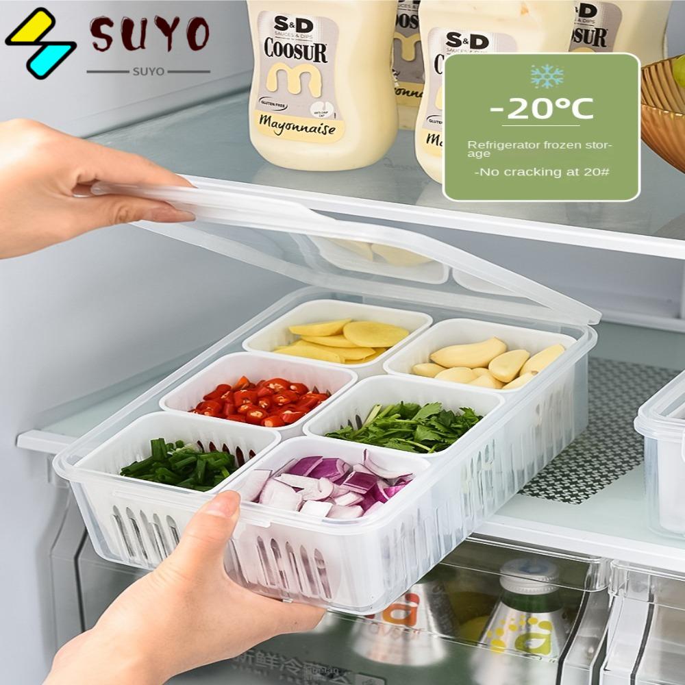 Hộp Đựng Tỏi Hai Tầng Đa Năng Có Nắp Đậy Dùng Cho Tủ Lạnh Nhà Bếp