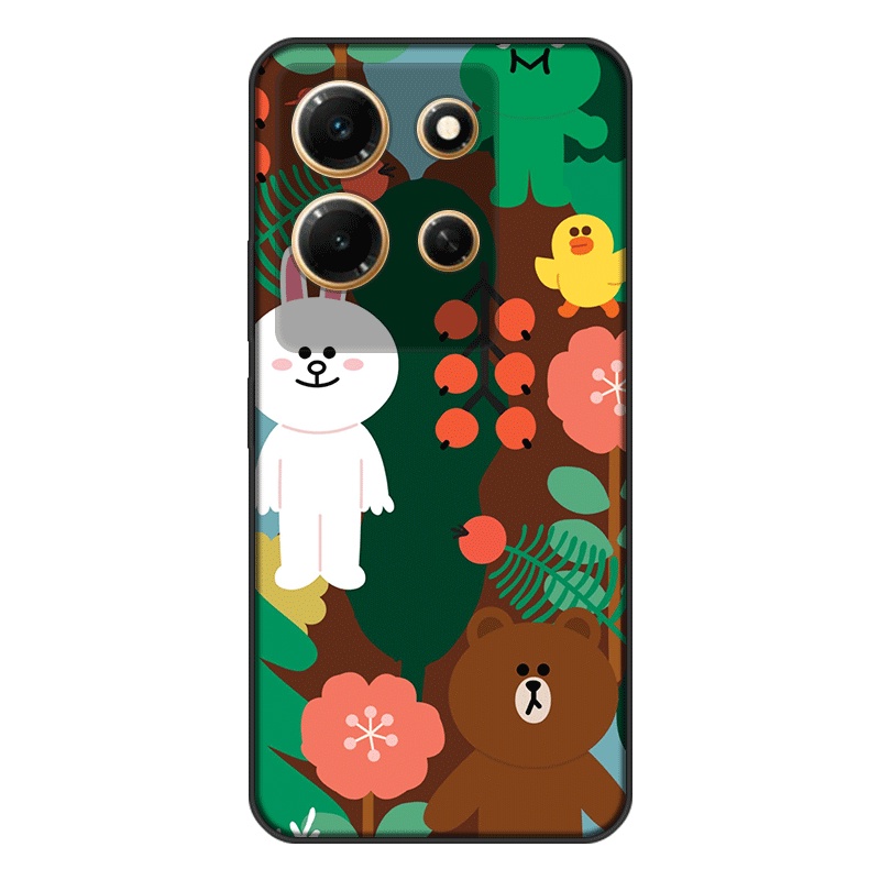 Ốp Điện Thoại TPU Dẻo Họa Tiết Hoạt Hình Dễ Thương Cho infinix Note 30 5G infinix Note 30 Pro