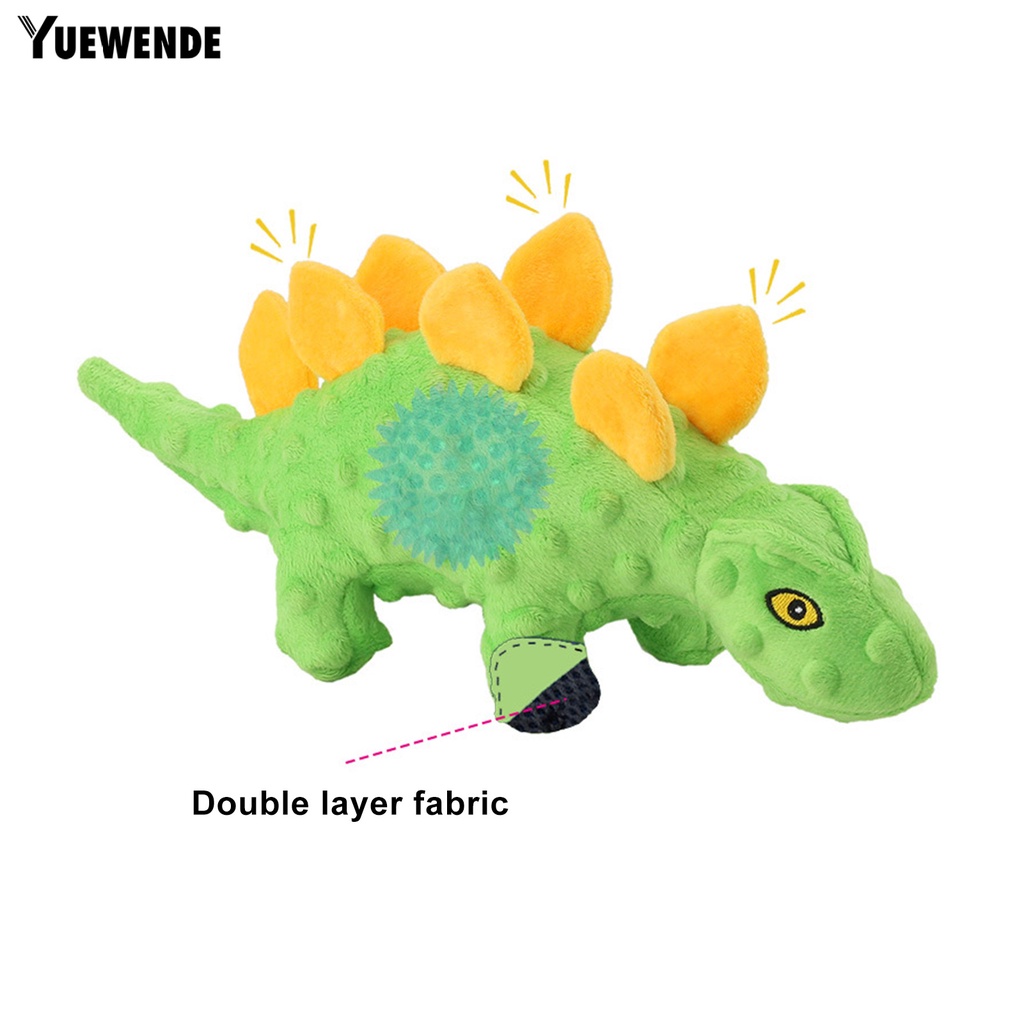 Đồ chơi nhồi bông YQ.E Hình Khủng Long Hoạt Hình Đáng Yêu Cho Thú Cưng