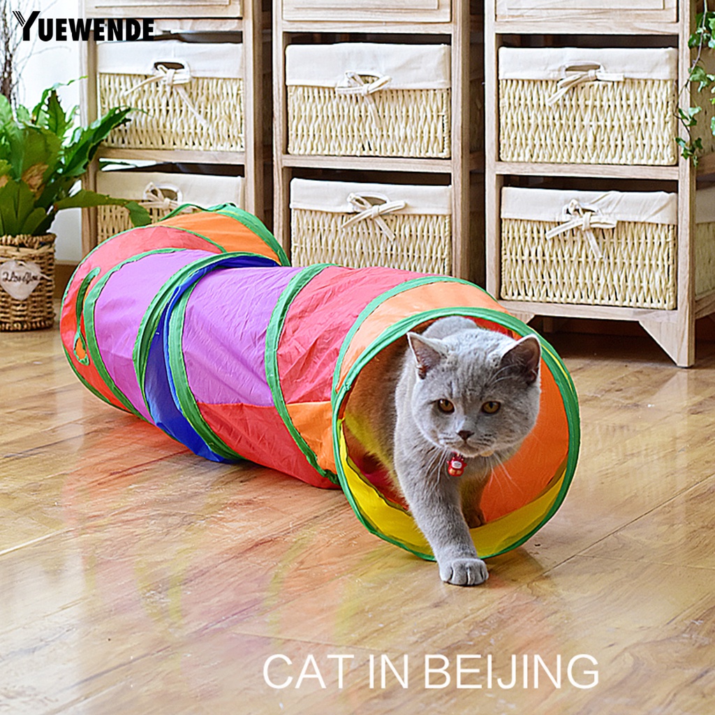 Đồ Chơi Đường Hầm Chữ T Lớn Chống Cắn Chống Trầy Vui Nhộn Cho Mèo Cưng