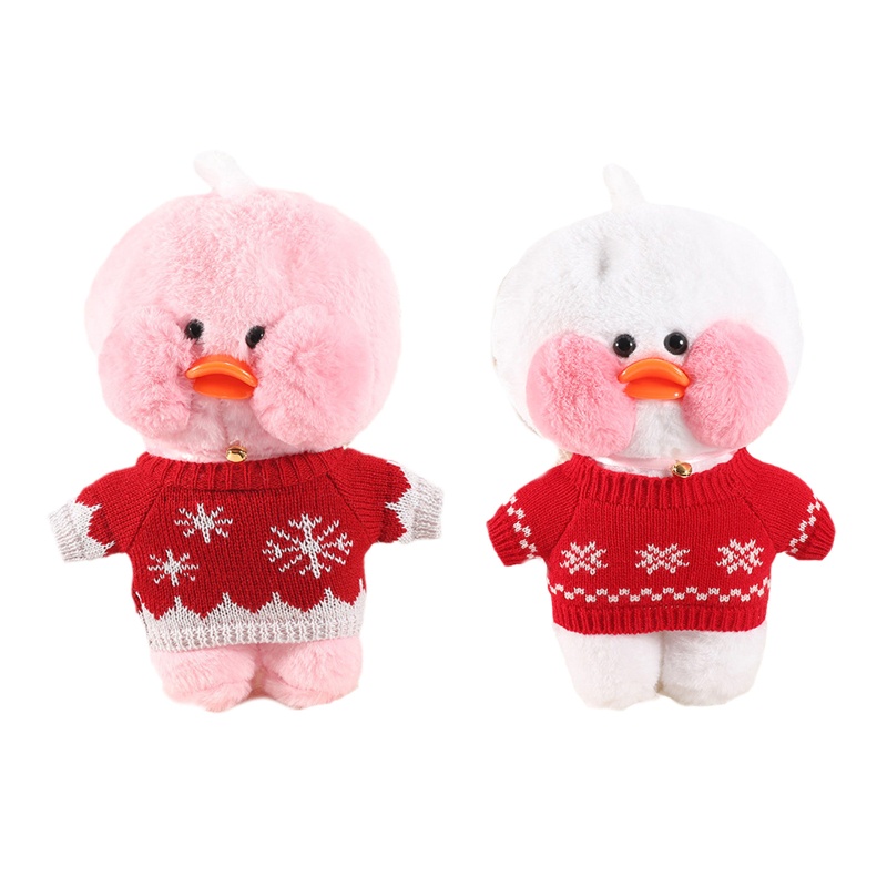 Áo Sweater Dệt Kim Thủ Công Hình Vịt Phong Cách Giáng Sinh Sáng Tạo Cho Búp Bê