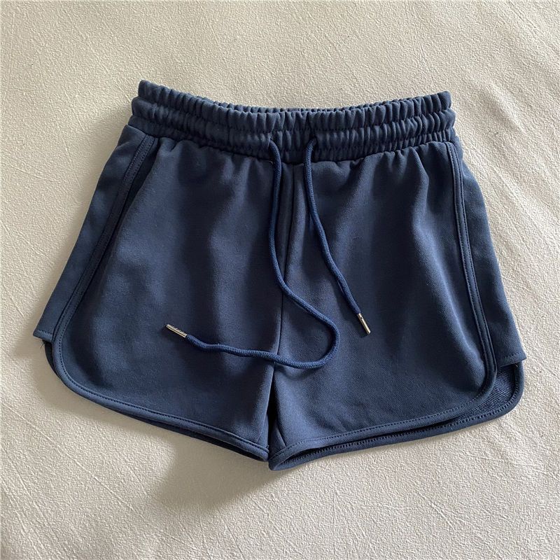 [F &amp; X] Quần Short Ống Rộng Lưng Cao Dây Rút Phong Cách Mới Mùa Hè Dễ Phối Đồ Cho Nữ Sinh