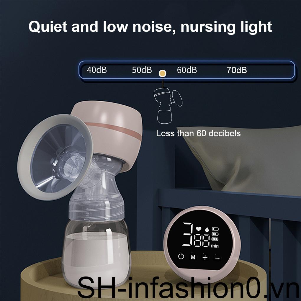 Bình Hút Sữa Mẹ Bằng Điện 3W 180ml Cổng Sạc USB Có Thể Điều Chỉnh