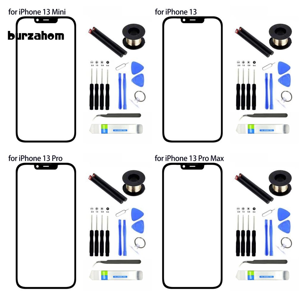 1 Bộ Miếng Dán Màn Hình Cảm Ứng Bằng Kim Loại Cho iPhone 13 Mini / 13 / 13 Pro / 13 Pro Max