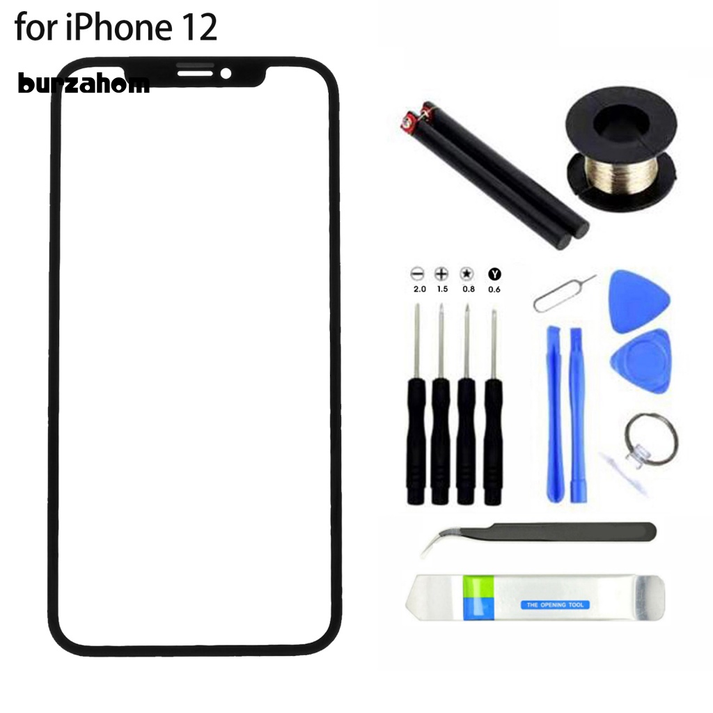 1 Bộ Dụng Cụ Sửa Chữa Màn Hình Cảm Ứng Bằng Kim Loại Cho iPhone 12 Mini / 12 / 12 Pro / 12 Pro Max