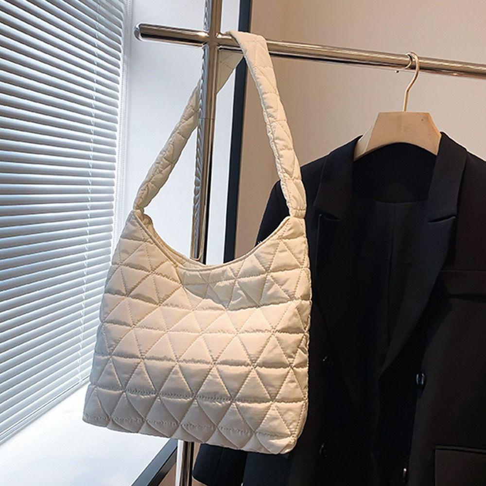 Túi Tote Đeo Vai Bằng Cotton Màu Sắc Đơn Giản Xinh Xắn