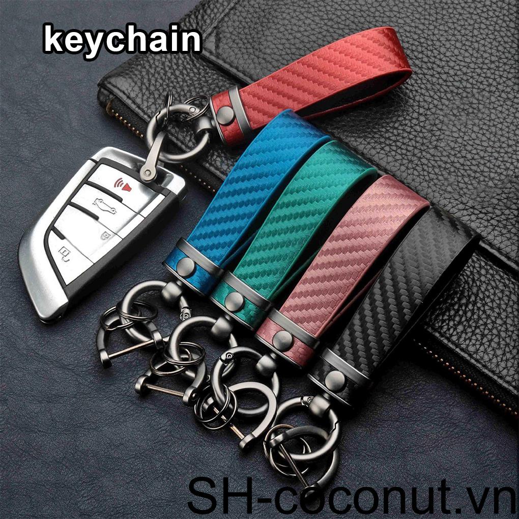 Móc Chìa Khóa Xe Hơi Màu Sắc Trơn Chống Gỉ Có Thể Tháo Rời Và Tái Sử Dụng