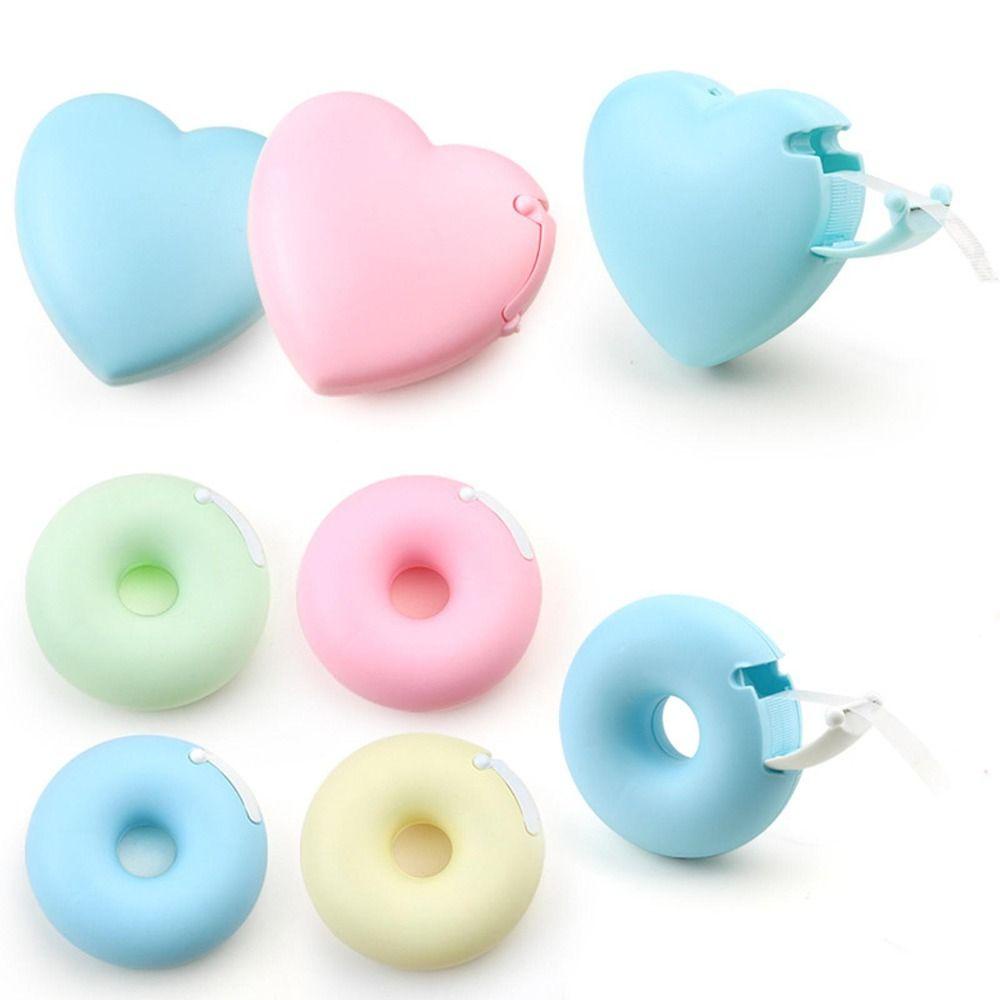 Giá Đỡ Băng Keo Bằng Nhựa Hình Bánh Donut Cho Học Sinh / Văn Phòng