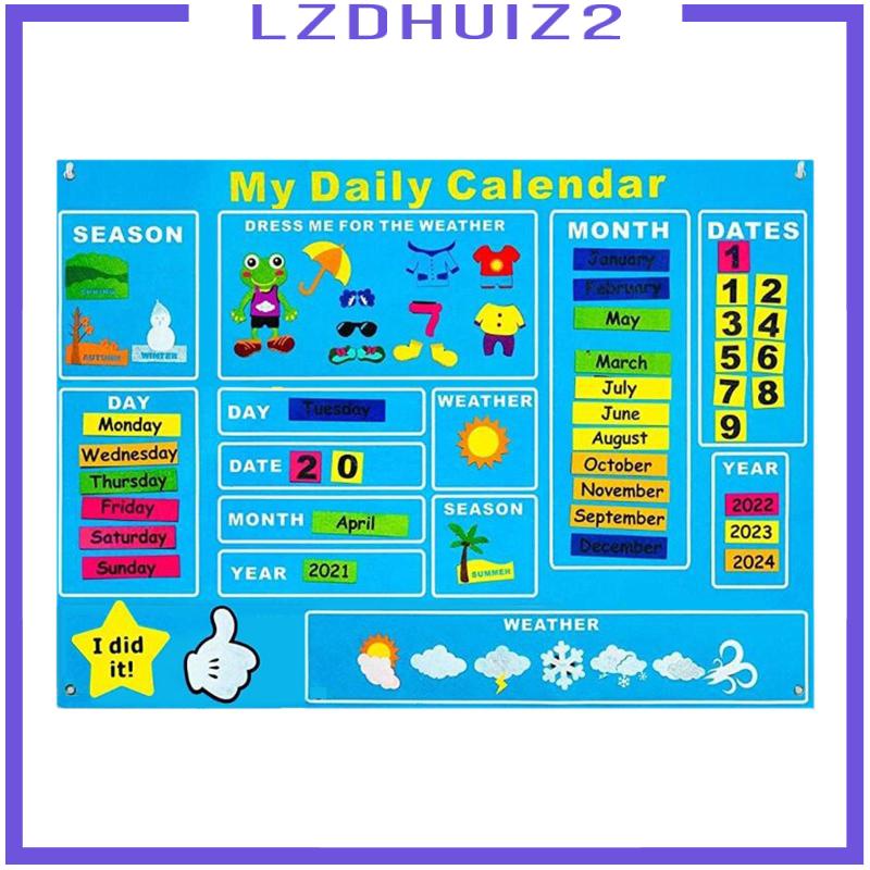 Bảng Đồ Chơi Bằng Nỉ Giáo Dục Cho Trẻ Mẫu Giáo