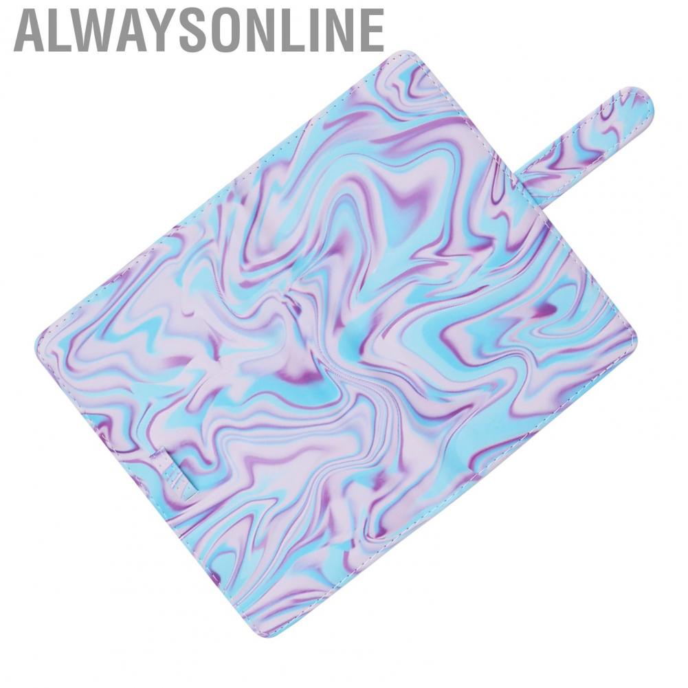 Alwaysonline Wallet Photo Album  PU Leather and Non Woven Fabric Portable for Bank Cards Business Stamps 3 inch Films