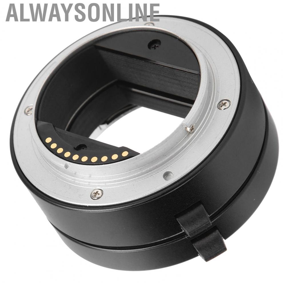 Alwaysonline Macro Extension Tube Set  Metal and Plastic Materials Sturdy Light Durable for Mirrorless Cameras Photography