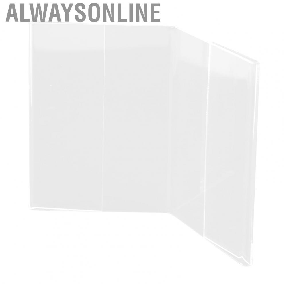 Alwaysonline Clear Photo Frame  Acrylic Frames Mini Stand Picture for Yourself and Friends Home Office Livingroom Bedroom
