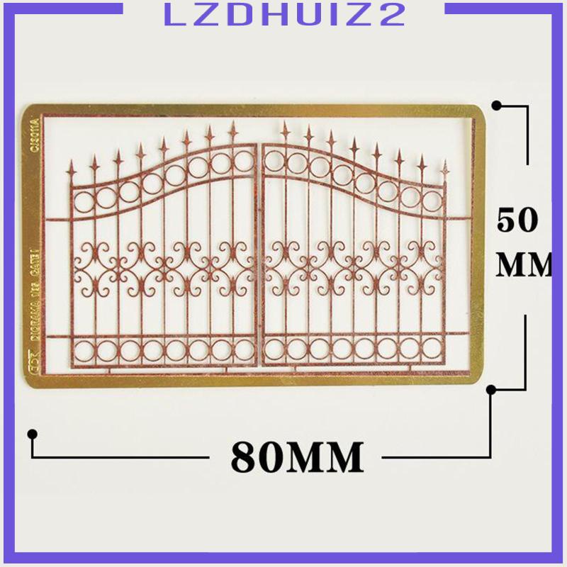 Mô Hình Cửa Ra Vào Bằng Đồng Thau Phong Cách Châu Âu Tỷ Lệ 1 / 35