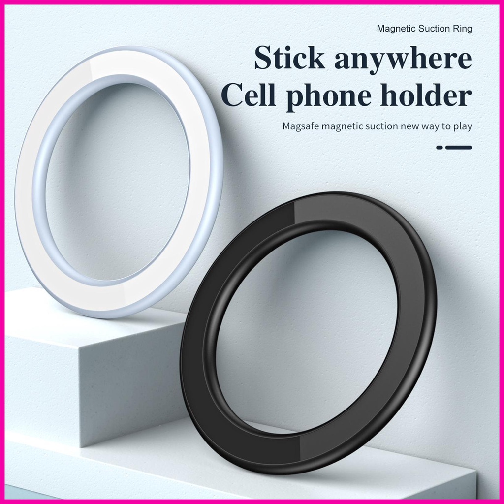 Giá Đỡ Điện Thoại Dạng Nhẫn Nam Châm Gắn Tường Cho iPhone 14 13 12 MagSafe